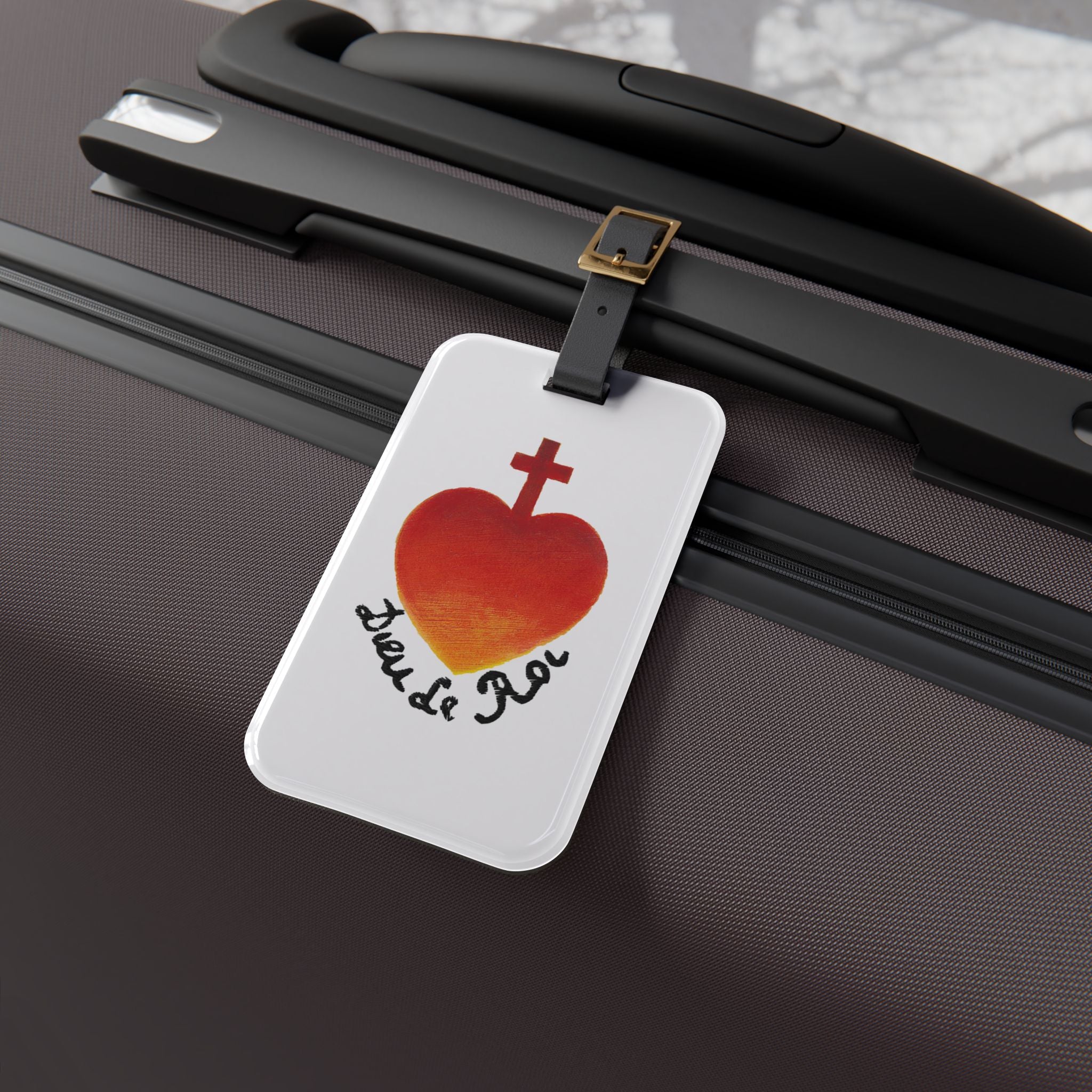 Dieu Le Roi Luggage Tag