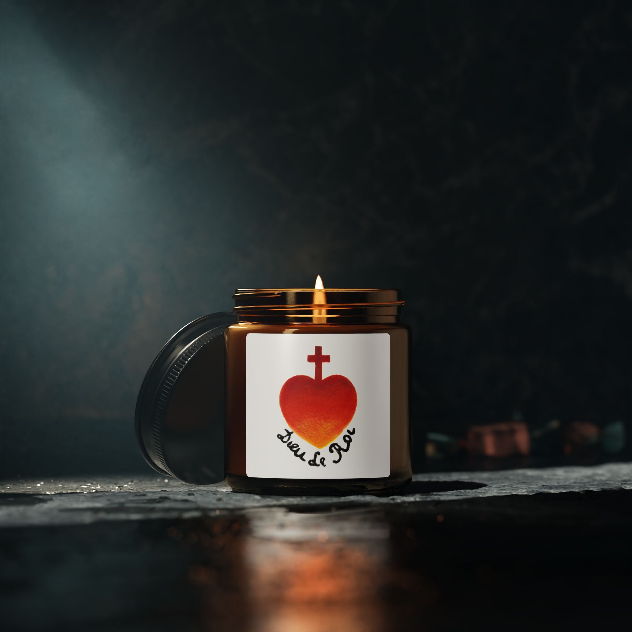 Dieu Le Roi (God The King) Vendee Candle